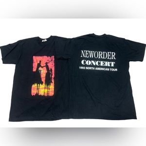RARE Vintage New Order 1993 North American Tour Regret T-Shirt L Single Stitch